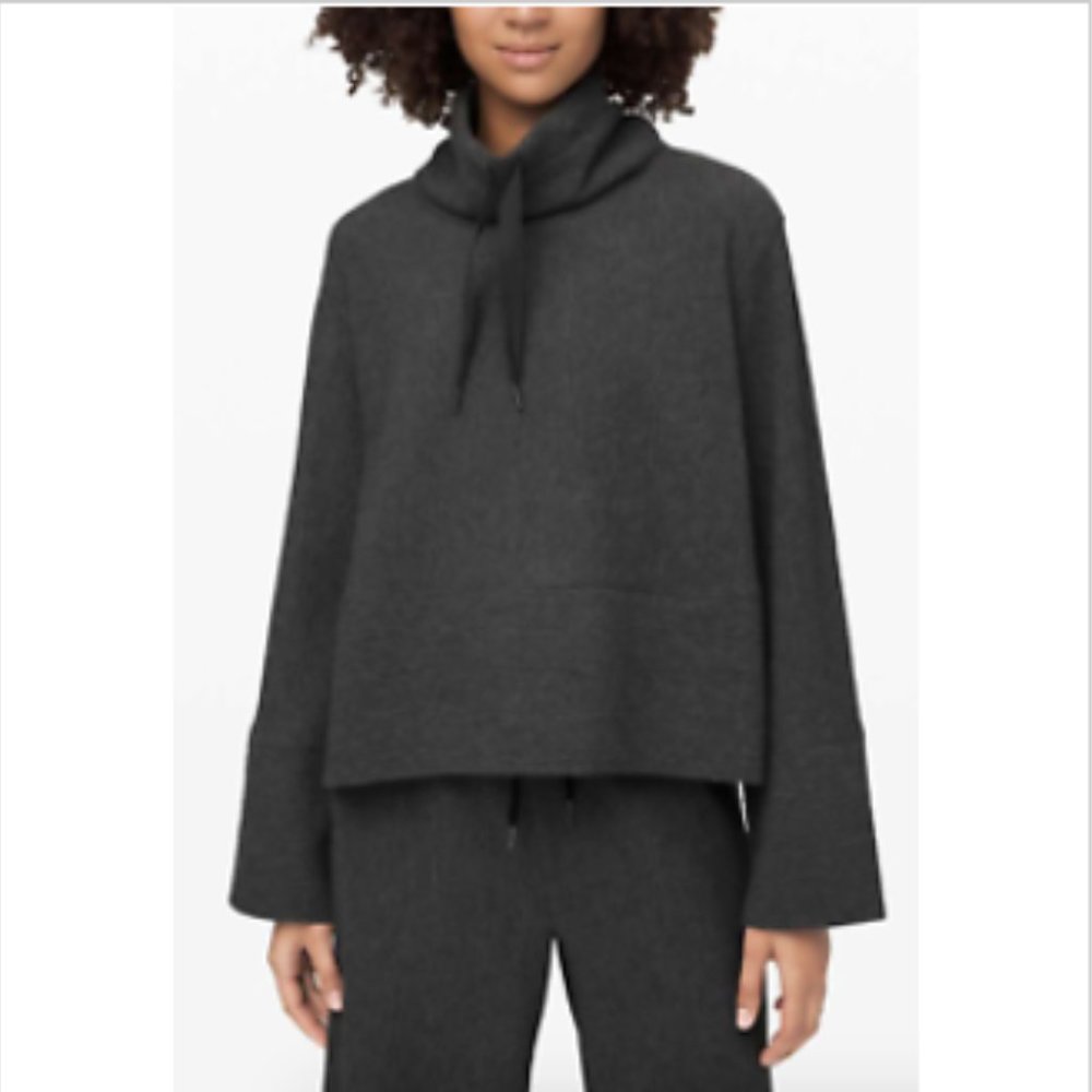Lululemon Retreat Yourself Pullover Heathered Gray